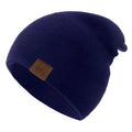 Gorro unissex URGENTMANestilo casual para homens e mulheres, quente, macio, de malha, elegante, liso, para uso diário, para inverno.