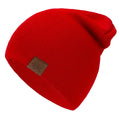 Gorro unissex URGENTMANestilo casual para homens e mulheres, quente, macio, de malha, elegante, liso, para uso diário, para inverno.
