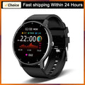 Relógio inteligente LIGE 2024, feminino, masculino, feminino, esportivo, fitness, monitor de frequência cardíaca, à prova d'água, para Xiaomi, Android e iOS