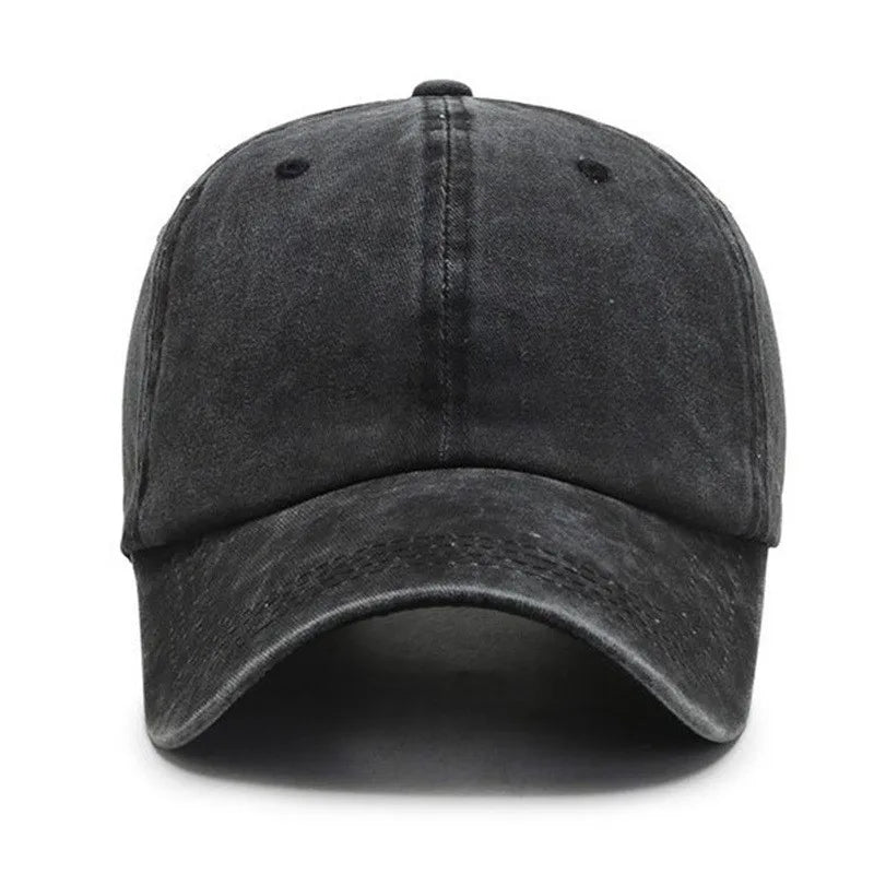 Boné de beisebol sólido da moda, estilo streetwear, snapback, casual, casquette, chapéu de pai, boné hip hop.