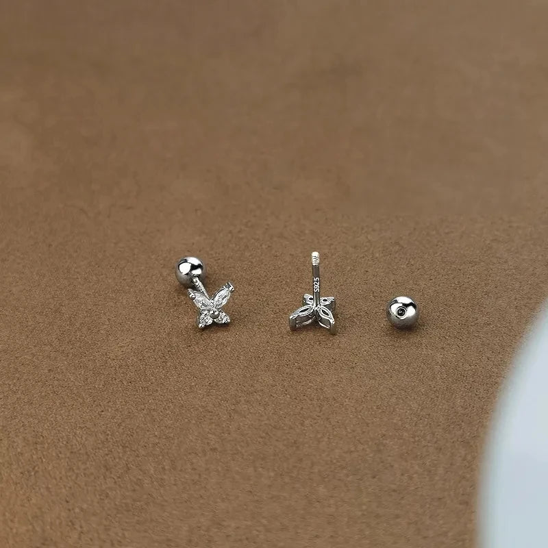 Brincos e Piercing Prata 925 Coreana.