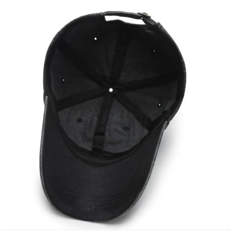 Boné de beisebol sólido da moda, estilo streetwear, snapback, casual, casquette, chapéu de pai, boné hip hop.