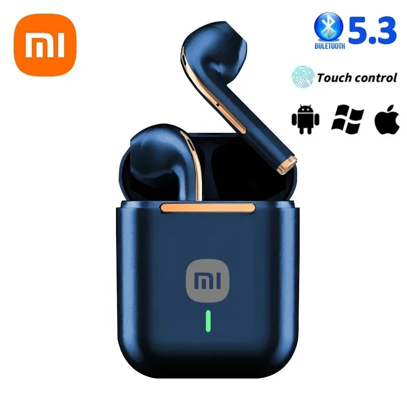 Fone de ouvido intra-auricular MIJIA J18 Bluetooth 5.3 TWS HiFI estéreo esportivo sem fio à prova d'água com microfone