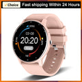 Relógio inteligente LIGE 2024, feminino, masculino, feminino, esportivo, fitness, monitor de frequência cardíaca, à prova d'água, para Xiaomi, Android e iOS