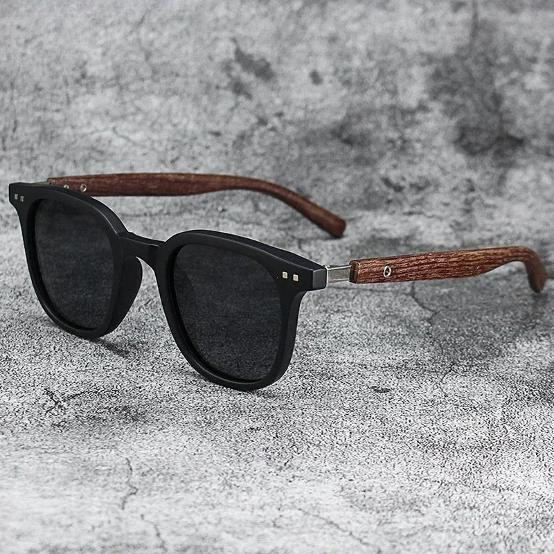 Óculos de sol para homens e mulheres, óculos de sol retrô da moda, com proteção UV, polarizados, para ciclismo, fotografia de rua ao ar livre.