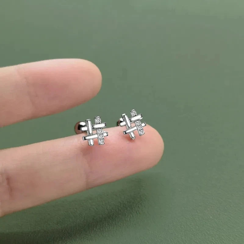 Brincos e Piercing Prata 925 Coreana.