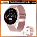 Relógio inteligente LIGE 2024, feminino, masculino, feminino, esportivo, fitness, monitor de frequência cardíaca, à prova d'água, para Xiaomi, Android e iOS