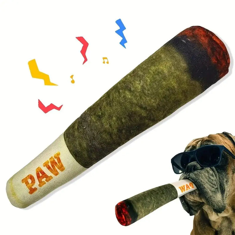 Brinquedo interativo para cachorro com som nas articulações, para cães pequenos, brinquedo de pelúcia indestrutível para mastigar