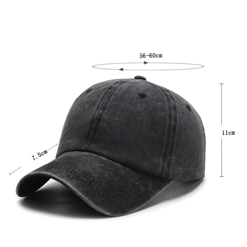 Boné de beisebol sólido da moda, estilo streetwear, snapback, casual, casquette, chapéu de pai, boné hip hop.