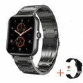 SmartWatch Bluetooth - Relógio inteligente esportivo à prova d'água com chamada e reprodução de música para homens e mulheres, iPhone e Android