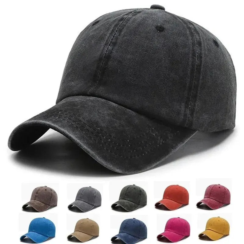 Boné de beisebol sólido da moda, estilo streetwear, snapback, casual, casquette, chapéu de pai, boné hip hop.