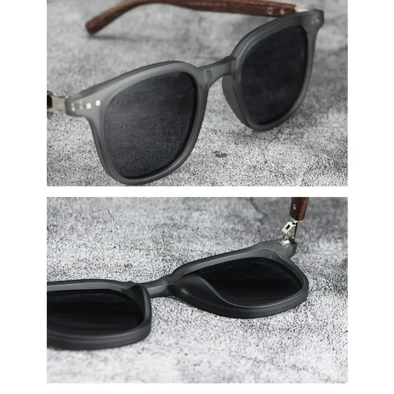 Óculos de sol para homens e mulheres, óculos de sol retrô da moda, com proteção UV, polarizados, para ciclismo, fotografia de rua ao ar livre.
