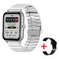 SmartWatch Bluetooth - Relógio inteligente esportivo à prova d'água com chamada e reprodução de música para homens e mulheres, iPhone e Android
