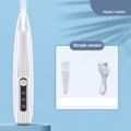 Novo aparador de patas para cães com luz LED, totalmente à prova d'água, aparador de pelos de animais com tela LED, cortador de cães para tosa, lâmina alargada de 18 mm