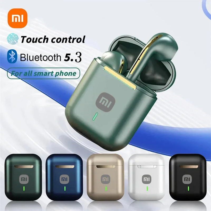 Fone de ouvido intra-auricular MIJIA J18 Bluetooth 5.3 TWS HiFI estéreo esportivo sem fio à prova d'água com microfone