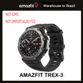 Amazfit T-Rex 3 Smartwatch para atividades ao ar livre com tela AMOLED de 48 mm, 6 sistemas de satélite, GPS de banda dupla, 170 modos esportivos