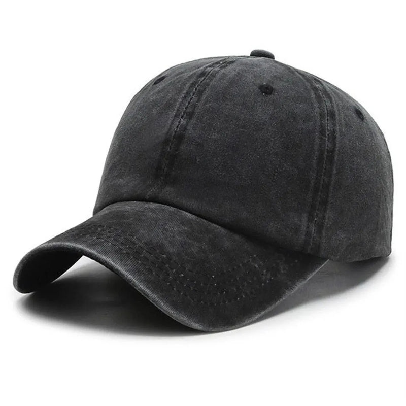 Boné de beisebol sólido da moda, estilo streetwear, snapback, casual, casquette, chapéu de pai, boné hip hop.